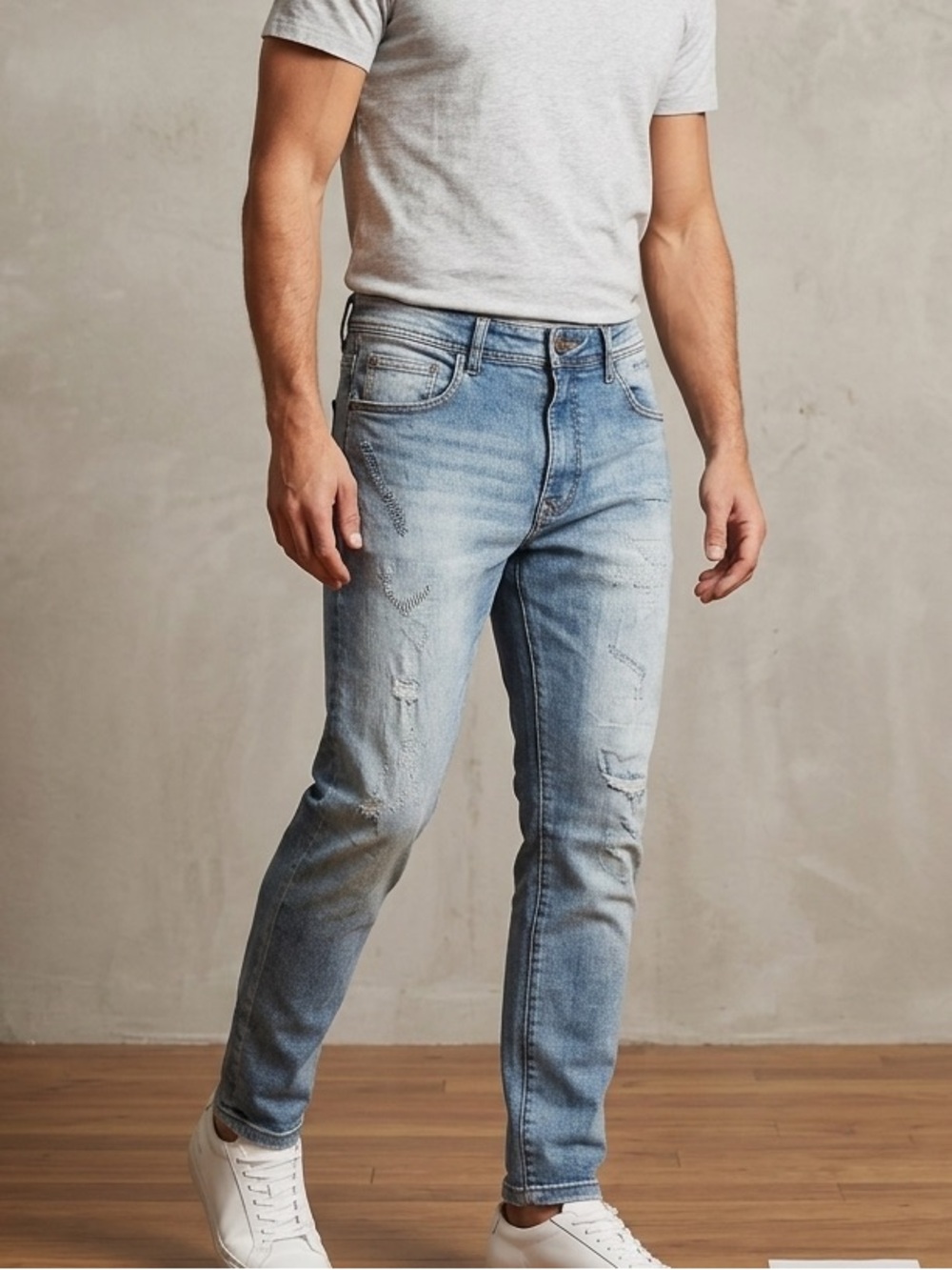 Zara Original Vintage Distressed Jeans